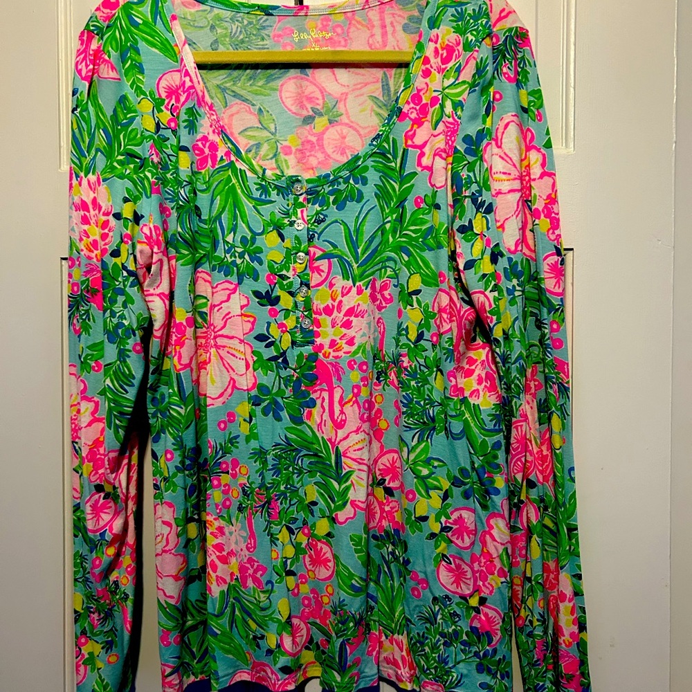 Lilly Pulitzer Long Sleeve Blouse